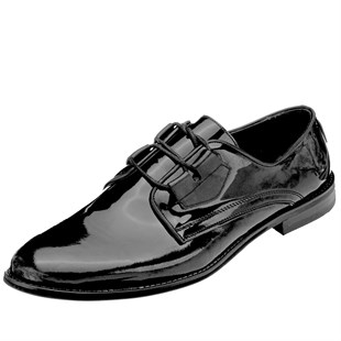 Costo shoesKlasik Modeller45,46,47,48,49,50 Numaralarda NV1911 Siyah  Rugan  Erkek Ayakkabısı