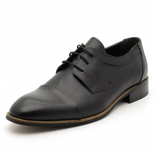 Klasik ModellerT4333 Siyah Analin Büyük Numara Erkek Ayakkabı