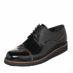 Costo shoesKlasik ModellerUs1325 Siyah Açma Deri Özel Seri Hafif Eva Taban Büyük Numara Ayakkabı