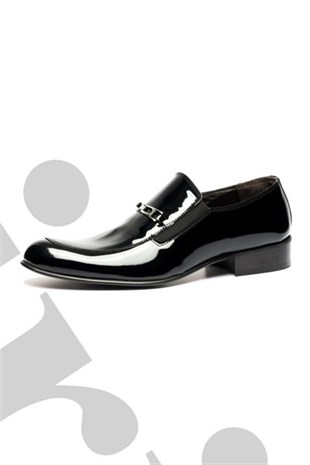 CRS CarissaRugan Ayakkabılar19005 Siyah Rugan Küçük Numara Erkek Ayakkabı
