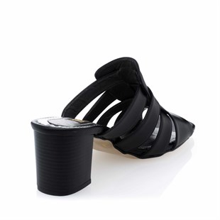 Costo shoesTerlik Sandalet ve Babet Modellerimiz190405 Siyah Büyük Numara KadınTerlik 