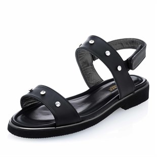 Costo shoesTerlik Sandalet ve Babet Modellerimiz190403 Siyah Büyük Numara KadınTerlik 