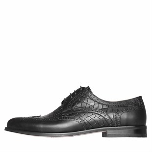 Costo shoesV.İ.P Erkek AyakkabılarUS190503-Siyah Üst Kalite El İşçiliği Erkek Ayakkabısı