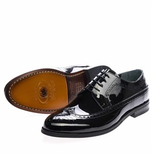 Costo shoesV.İ.P Erkek AyakkabılarUS190504 Siyah Üst Kalite El İşçiliği Erkek Ayakkabısı