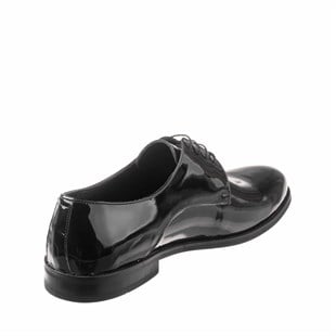 Costo shoesV.İ.P Erkek AyakkabılarUS190513 Siyah Rugan Üst Kalite El İşçiliği Erkek Ayakkabısı