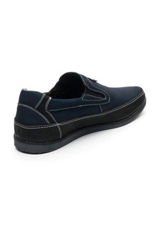 iriadamYazlık Modellerimiz3363 lacivert Siyah mevsimlik küçük Numara Erkek Ayakkabısı